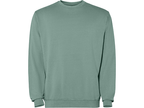 Свитшот Jaya унисекс, сине-зеленый выстиранный