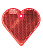 Пешеходный светоотражатель «Сердце», красный - миниатюра - рис 2.