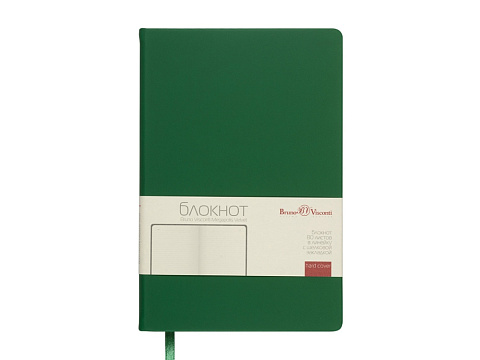 Блокнот А5 Megapolis Velvet, зеленый (Р) - рис 3.