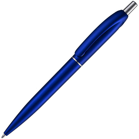 Ручка шариковая Bright Spark, синий металлик - рис 2.
