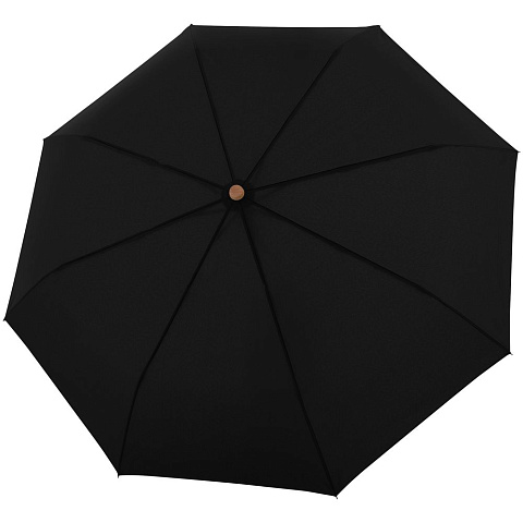 Зонт складной Nature Mini, черный - рис 2.