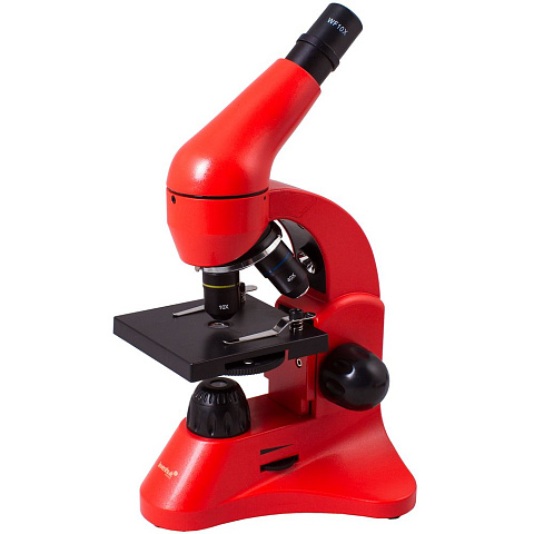 Монокулярный микроскоп Rainbow 50L с набором для опытов, красный - рис 2.