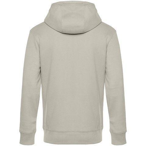 Толстовка с капюшоном унисекс King, дымчато-серая - рис 3.