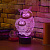 3D светильник Сова с совенком - миниатюра - рис 7.