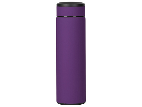 Вакуумный термос Vacuum Flask C1, soft touch, 420мл, фиолетовый - рис 3.