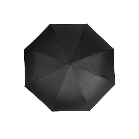Черный зонт трость наоборот - рис 5.