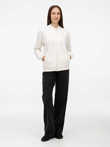 Бомбер унисекс AtmosWear, молочно-белый - рис 13.