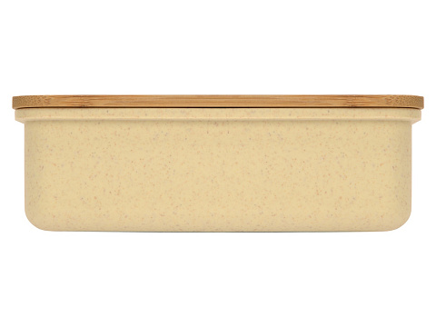 Ланчбокс Lunch с крышкой, бежевый - рис 5.