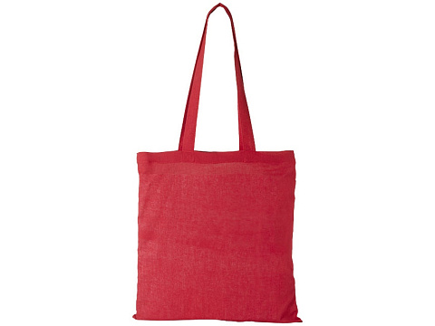 Хлопковая сумка Madras, красный - рис 2.