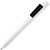 Ручка шариковая Swiper SQ, белая с черным - миниатюра