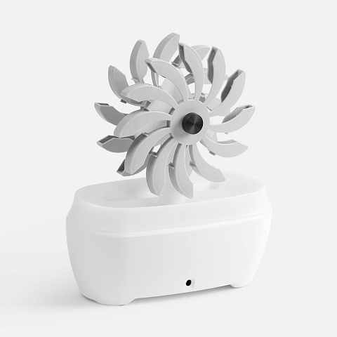 Увлажнитель-ароматизатор Steam Spin, белый с серым - рис 4.