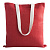 Холщовая сумка на плечо Juhu, красная - миниатюра - рис 3.