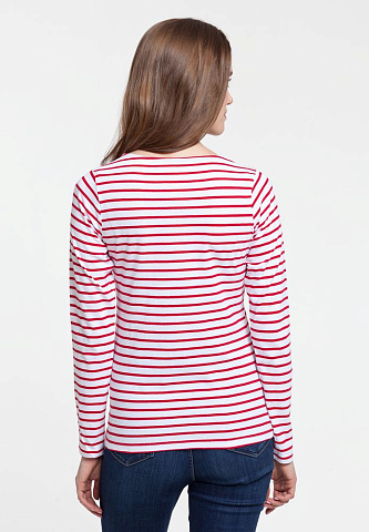 Футболка женская Grand Granat, белая с красным - рис 6.