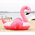 Надувной круг Розовый фламинго 150х105см - миниатюра