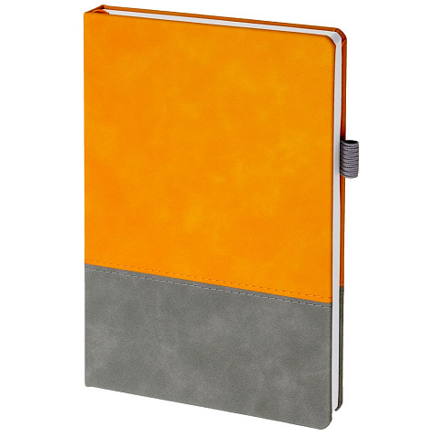 Ежедневник Horizon, недатированный, серый с оранжевым - рис 3.