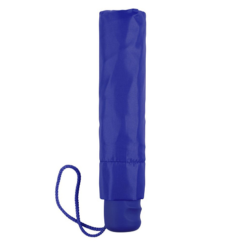 Зонт складной Basic, синий - рис 4.