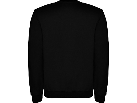 Свитшот с начесом Clasica унисекс, черный - рис 2.