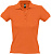 Рубашка поло женская People 210, оранжевая - миниатюра - рис 2.