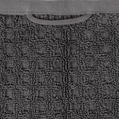 Полотенце Farbe, среднее, темно-серое - рис 4.