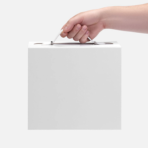 Коробка складная Holdfold, S, белая - рис 6.