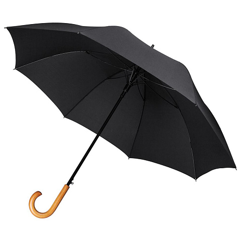 Зонт-трость Classic, черный - рис 2.