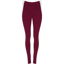 Легинсы Agia, винный/белый