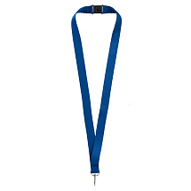 Ремешок на шею с карабином Бибионе, темно-синий