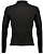 Рубашка поло женская с длинным рукавом Podium 210 черная - миниатюра - рис 3.
