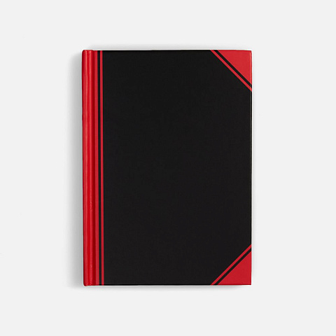Блокнот Accenti Mini, черный с красным - рис 3.