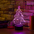 3D лампа Новогодняя ёлочка - миниатюра - рис 5.