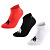 Набор из 3 пар спортивных носков Monterno Sport, красный, черный и белый - миниатюра