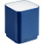 Беспроводная колонка с подсветкой логотипа Glim, синяя - миниатюра