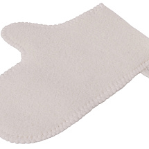 Рукавица для бани и сауны Healing, белый