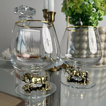 Набор из 2 бокалов для коньяка Лошадь