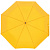 Зонт складной Manifest Color со светоотражающим куполом, желтый - миниатюра