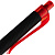 Ручка шариковая Prodir QS01 PRT-P Soft Touch, черная с красным - миниатюра - рис 7.