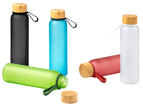 Бутылка из переработанного стекла  VOZNAN зеленый - рис 4.