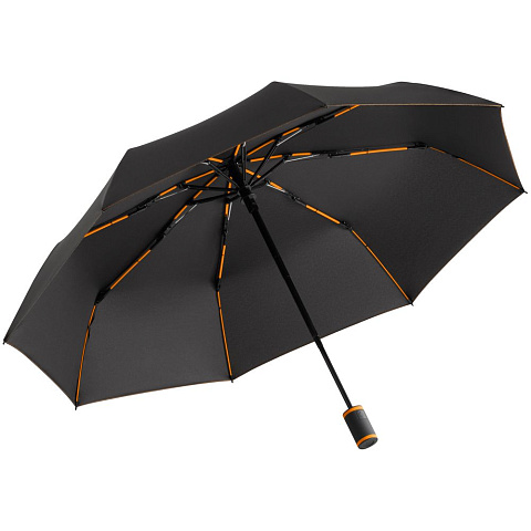 Зонт складной AOC Mini с цветными спицами, оранжевый - рис 2.