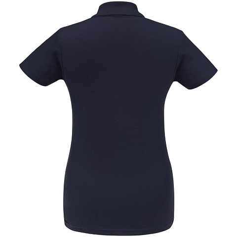 Рубашка поло женская ID.001 темно-синяя - рис 3.