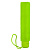 Зонт складной Basic, зеленое яблоко - миниатюра - рис 5.