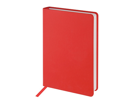 Ежедневник с каменной бумагой недатированный А5 Carrara, красный - рис 3.