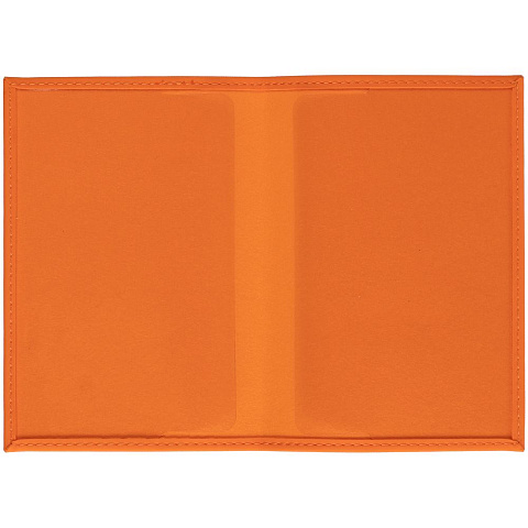 Обложка для паспорта Shall, оранжевая - рис 4.