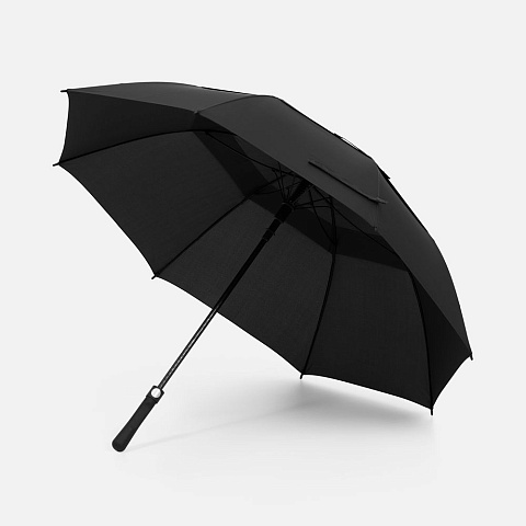 Зонт-трость Dome Double, черный - рис 2.