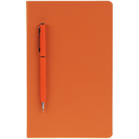 Ежедневник Magnet Shall с ручкой, оранжевый - рис 5.