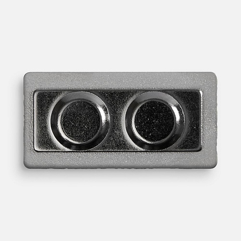 Значок Magnet Matto, серебристый глянцевый - рис 5.