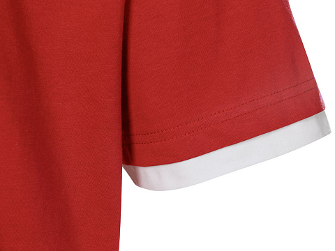 Футболка Rotterdam мужская, красный/белый - рис 10.