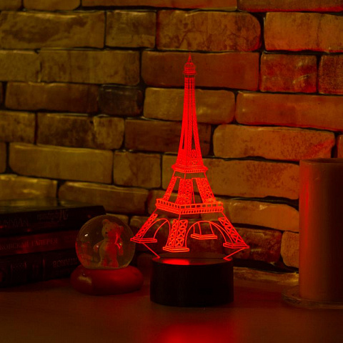 3D светильник Эйфелева башня - рис 3.