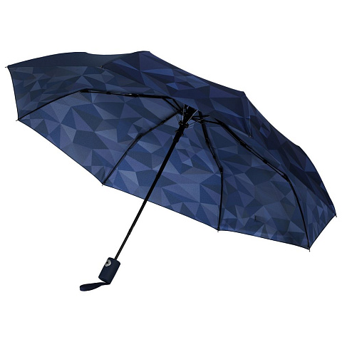 Складной зонт Gems, синий - рис 3.