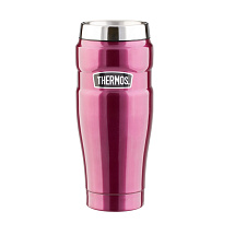 Кружка-термос со стальной колбой SK1005 Matte Raspberry leak proof Vacuum Travel Tumbler, 470ml., красный