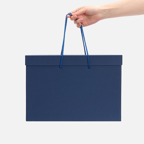 Коробка Handgrip, горизонтальная, темно-синяя - рис 5.